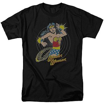 DC Comics Spinning Short Sleeve Adult T-Shirt