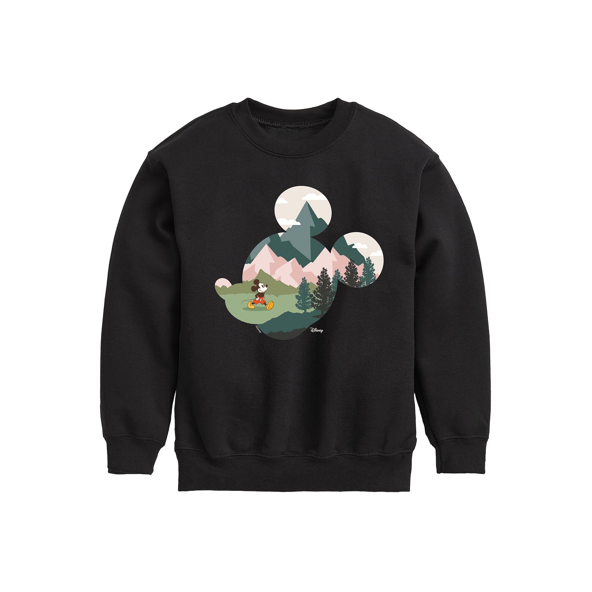Disneys Mickey Mouse Boys 8-20 Nature Fleece Sweatshirt, Boys, Size: Smal