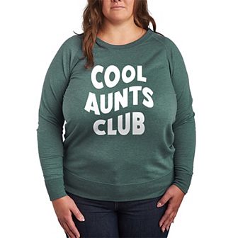 Plus Size Cool Aunts Club Lightweight French Terry Sweatshirt