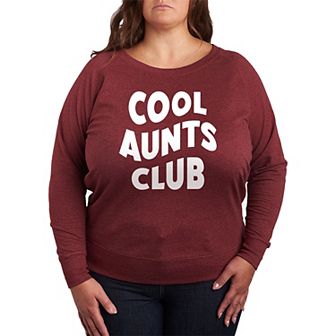 Plus Size Cool Aunts Club Lightweight French Terry Sweatshirt