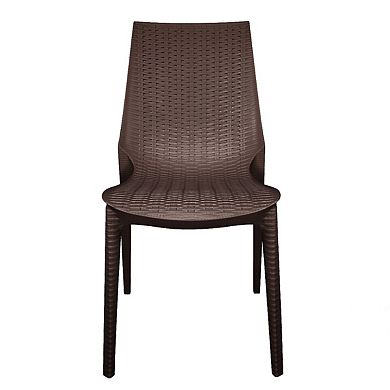 LeisureMod Kent Outdoor Dining Chair