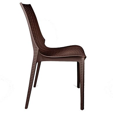 LeisureMod Kent Outdoor Dining Chair