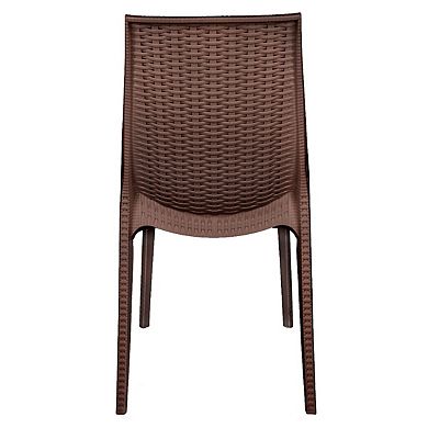 LeisureMod Kent Outdoor Dining Chair