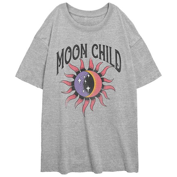 Moon Logo Ribbed Jersey Baby Tee