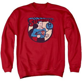 Dc Comics Superman 64 Adult Crewneck Sweatshirt