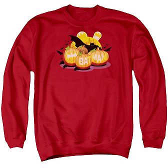Batman Bat O Lanterns Adult Crewneck Sweatshirt