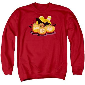 Batman Bat O Lanterns Adult Crewneck Sweatshirt