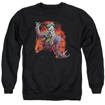 Batman Joker Ave Adult Crewneck Sweatshirt