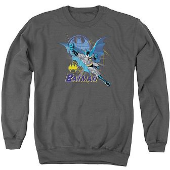 Batman Cape Outstretched Adult Crewneck Sweatshirt