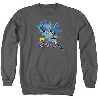 Batman Cape Outstretched Adult Crewneck Sweatshirt