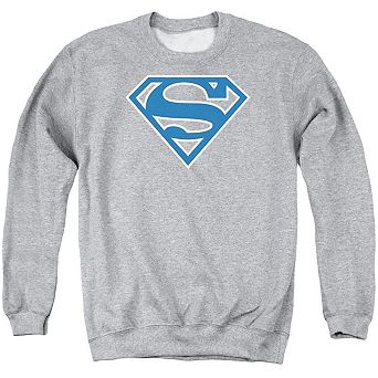 Superman Blue & White Shield Adult Crewneck Sweatshirt