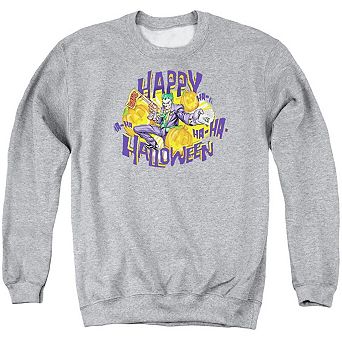 Batman Ha Ha Halloween Adult Crewneck Sweatshirt
