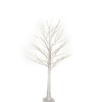 Twinkle Star 8ft Lighted Birch Tree Decoration For Home, Wedding, Festival And Christmas