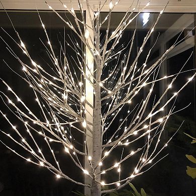 Twinkle Star 8ft Lighted Birch Tree Decoration For Home, Wedding, Festival And Christmas