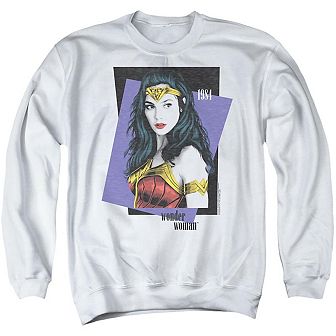 Wonder Woman 84 Strike A Pose Adult Crewneck Sweatshirt