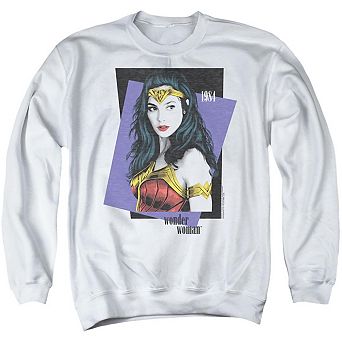 Wonder Woman 84 Strike A Pose Adult Crewneck Sweatshirt