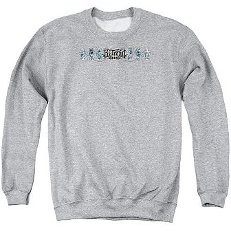 Batman Skateboard Bats Adult Crewneck Sweatshirt