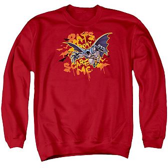 Batman Bats Don't Scare Me Adult Crewneck Sweatshirt