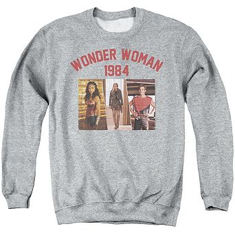 Wonder Woman 84 Collegiate Montage Adult Crewneck Sweatshirt