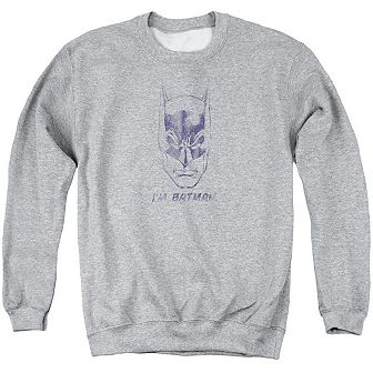 Batman Im Batman Adult Crewneck Sweatshirt