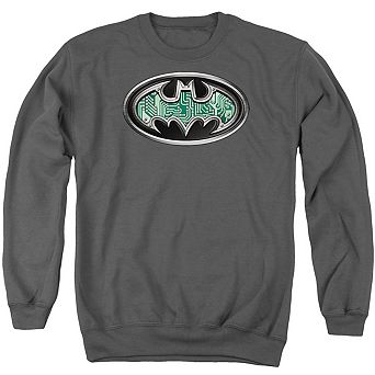 Batman Circuitry Shield Adult Crewneck Sweatshirt