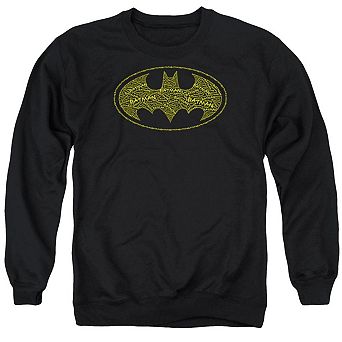 Batman Type Logo Adult Crewneck Sweatshirt