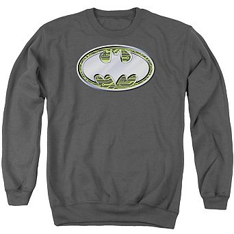 Batman Circuits Logo Adult Crewneck Sweatshirt