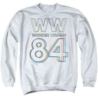 Wonder Woman 84 3d Hype Logo Adult Crewneck Sweatshirt