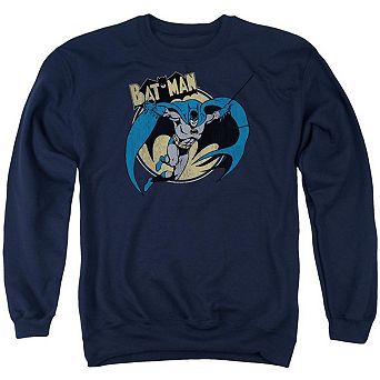 Batman Through The Night Adult Crewneck Sweatshirt