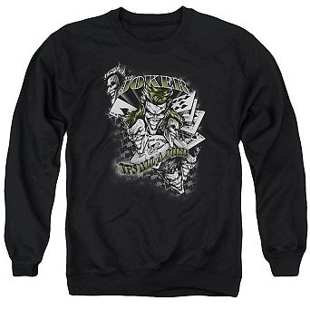 Batman Its All A Joke Adult Crewneck Sweatshirt