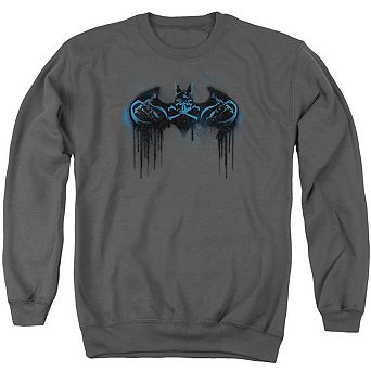 Batman Run Away Adult Crewneck Sweatshirt