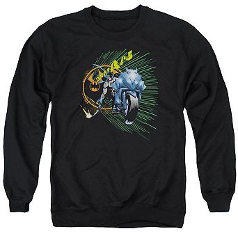 Batman Batcycle Adult Crewneck Sweatshirt