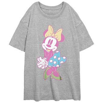 Disney's Minnie Mouse Juniors' Polka Dot Skirt Oversized Tee