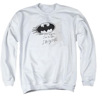 Batman I Am Vengeance Adult Crewneck Sweatshirt