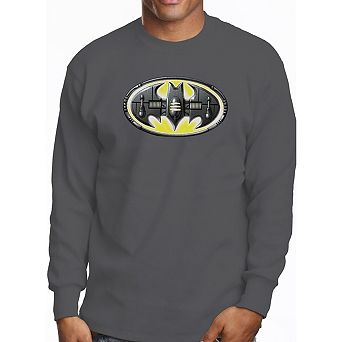 Batman Bat Mech Logo Adult Crewneck Sweatshirt
