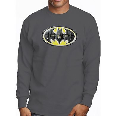 Batman Bat Mech Logo Adult Crewneck Sweatshirt
