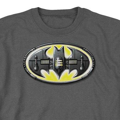 Batman Bat Mech Logo Adult Crewneck Sweatshirt