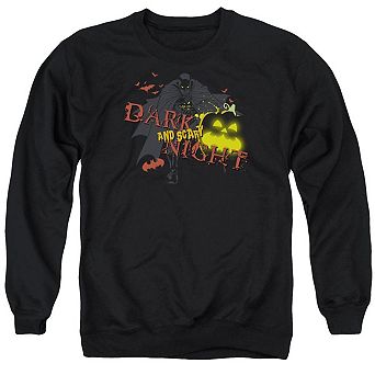 Batman Dark And Scary Night Adult Crewneck Sweatshirt