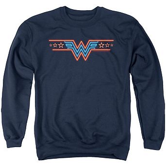 Wonder Woman 84 Neon Beat Adult Crewneck Sweatshirt