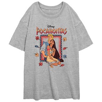 Disney's Pocahontas Juniors' Movie Poster Oversized Tee