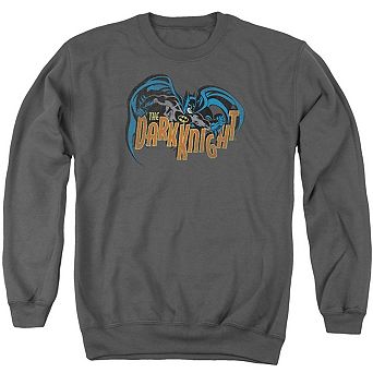 Batman Retro Dark Knight Adult Crewneck Sweatshirt