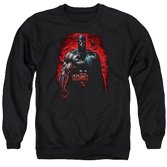 Batman Red Knight Adult Crewneck Sweatshirt
