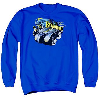 Batman Batmobile Adult Crewneck Sweatshirt