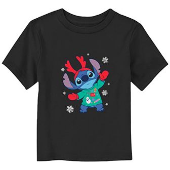 Disney's Lilo & Stitch Toddler Boy Christmas Sweater Stitch Graphic Tee