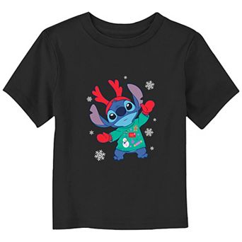 Disney's Lilo & Stitch Toddler Boy Christmas Sweater Stitch Graphic Tee