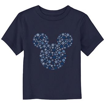 Disney's Mickey Mouse Toddler Boy Snowflakes Graphic Tee