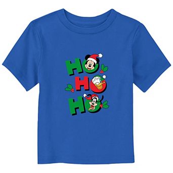 Disney's Mickey Mouse & Friends Toddler Boy Ho Ho Ho Graphic Tee