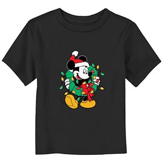 Disney's Mickey Mouse Toddler Boy Christmas Wreath Graphic Tee