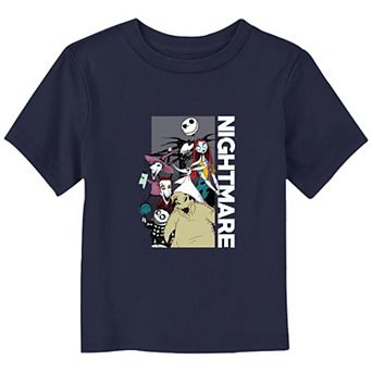 Disney's The Nightmare Before Christmas Toddler Boy Team Stacked Graphic Tee