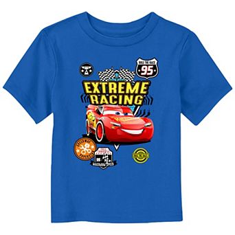 Disney / Pixar Cars Toddler Boy Lightning McQueen Extreme Racing Graphic Tee